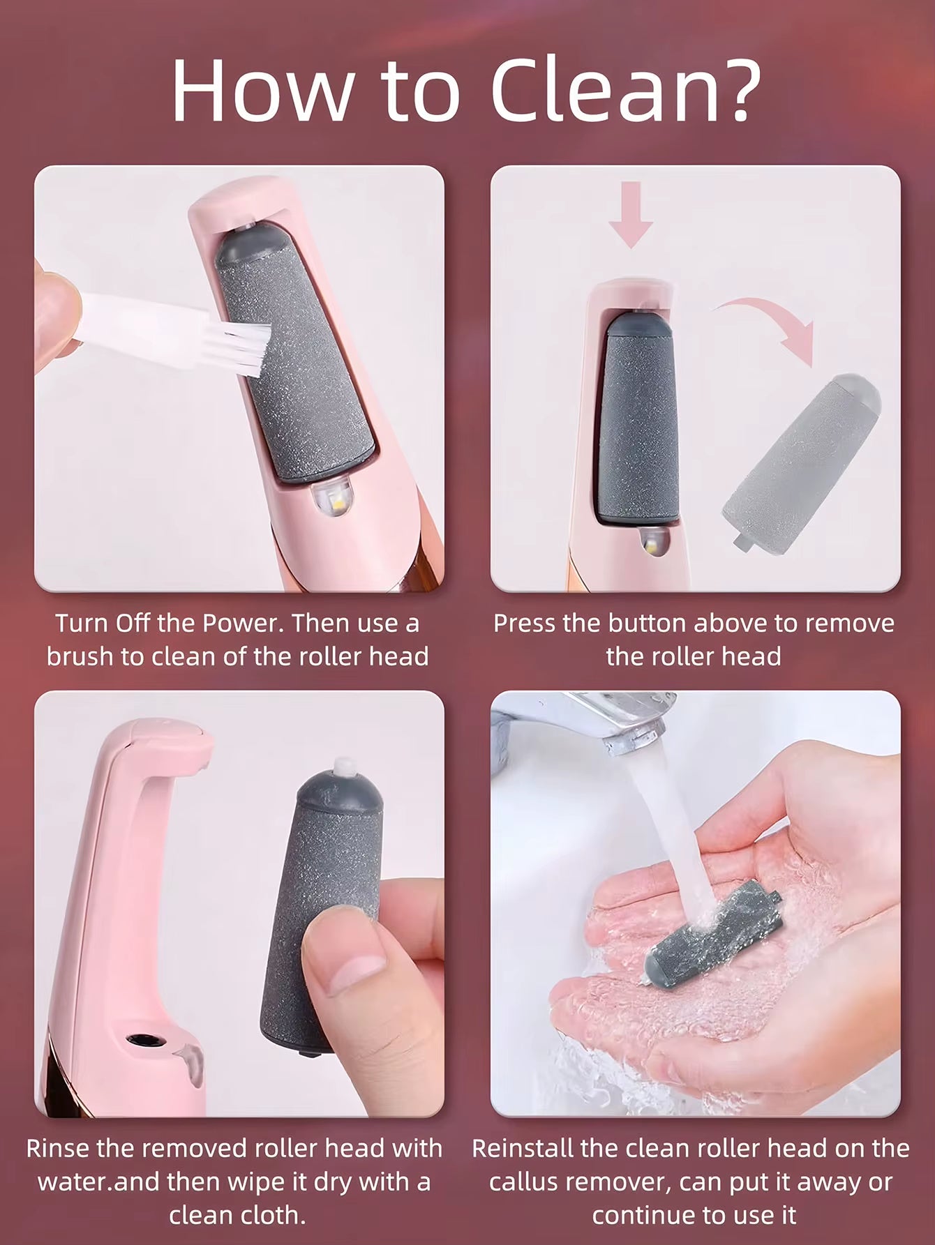 Havero Electronic File and Healing Tissue Remover 